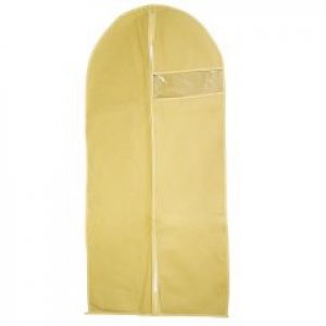 Чехол для одежды Supretto на молнии 60 х 120 см Бежевый (5590)