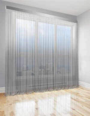 Тюль Di&Di Градиент Батист прозрачный 400х260 переход от Светло-серого в Белый (ROZ6400062623)