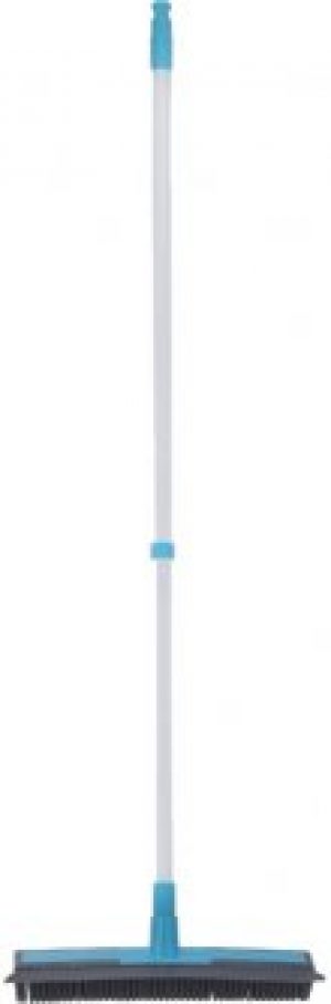 Щетка для пола Optima Cleaning с резиновым ворсом и толкателем воды Голубая (O73013)