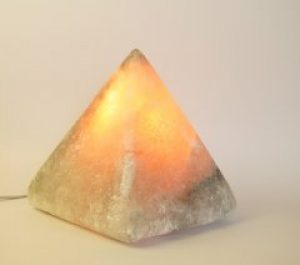 Соляной светильник ВАШЕ ЗДОРОВЬЕ настольная лампа ФЕЕРИЯ ОГОНЬ (ПИРАМИДА) 5