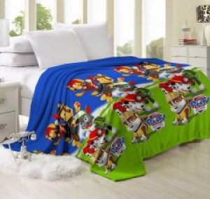 Детский плед-покрывало велсофт "Щенячий патруль" CottonTwill 150х215 см (СТП035-2)