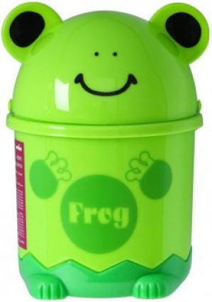 Ведро для мусора MVM настольное с крышкой BIN-07 1.2л Зеленое (BIN-07 1.2L GREEN)