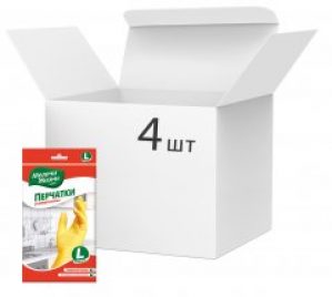 Упаковка перчаток Мелочи Жизни Стандарт универсальные размер L 4 х 2 шт (4823058332758)