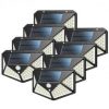 Комплект уличных фонарей с датчиком движения на солнечной батарее Solar Motion 100 LED (Комплект из 8 шт) Черный (34049yop)