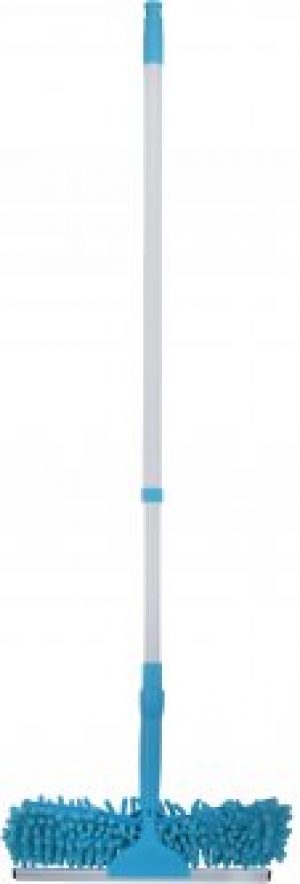 Телескопическая швабра для мытья окон Optima Cleaning "Лапша" 120 см Голубая (E72724)
