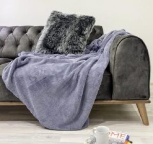 Плед Zugo Home Welsoft Серый 200х220 (8698485566115)