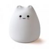 Детский силиконовый ночник LED lovely cat 7 режимов цвета