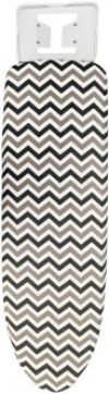 Чехол для гладильной доски Мій Дім Зигзаги черно-бело-серые 120 х 40 см (CU6037)