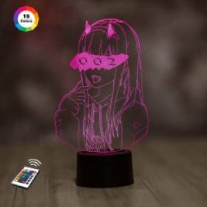 3D ночник "02 (5)" (УВЕЛИЧЕННОЕ ИЗОБРАЖЕНИЕ) подарочная упаковка + 16 цветов + пульт ДУ + сетевой адаптер + батарейки (3ААА)  3DTOYSLAMP