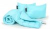 Набор шерстяный всесезонный MirSon №1679 Eco Light Blue Одеяло 140х205 + подушки 50х70 2 шт средние (2200002656580)