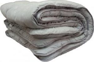 Одеяло Славянский Пух Котон Серое 200х220 см (ts-02642)
