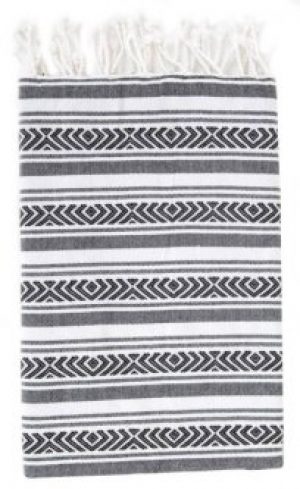 Пляжное полотенце Irya Pestemal Velovis Siyah 90x170 см Черное (svt-2000022284158)