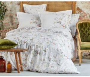 Постельное белье Karaca Home ранфорс - Senon pembe розовый евро (svt-2000022272964)