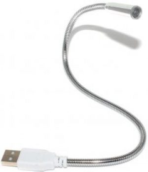 Гибкая светодиодная LED лампа Alls USB подсветка для ноутбука (1 светодиода) Silver