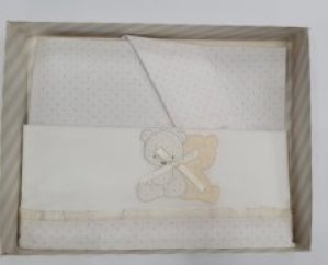 Комплект постельного белья EMC для новорожденных молочный