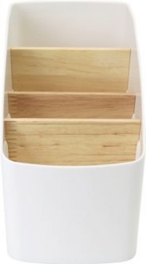 Органайзер для мелочей MVM FH-01 Белый с деревом (FH-01 WHITE/WOOD)