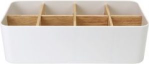 Органайзер для мелочей MVM FH-03 Белый с деревом (FH-03 WHITE/WOOD)