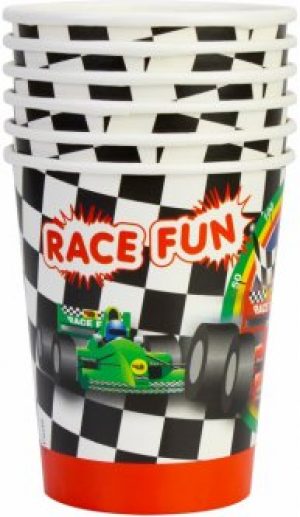 Набор бумажных стаканов Maxi Racing 270 мл х 6 шт (MX44073) (4829144240730)