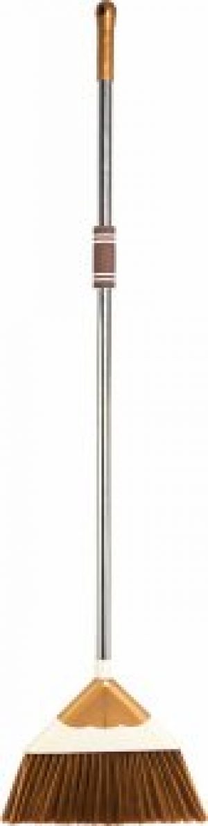 Метла для уборки Optima Cleaning с хромированой ручкой 118 см Коричневая (O73001-07)