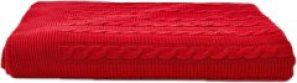 Вязаный плед Sewel OW811 180х130 Красный (2000000284965)