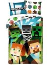 Постельное белье Halantex Майнкрафт Атака мобов полуторный евро комплект 140x200 Принт 821