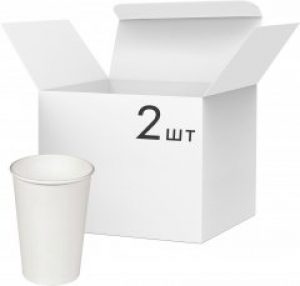 Упаковка стаканов PRO service бумажных 340 мл Белых 2 упаковки по 50 шт (43110231)