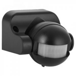 Датчик движения 180° накладной AVT инфракрасный 1200W черный 1019432