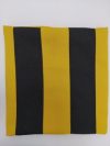 Двухцветное покрывало Viorina Deko 185х87 желтое с графитовыми полосами
