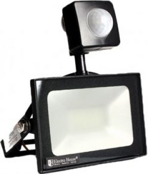 Прожектор светодиодный Electro House 10W 6500K 900Lm IP65 с датчиком движения