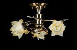 Люстра с плафонами Ray L131/3 (FGD+BRN) (AN001395)