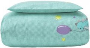 Комплект постельного белья в кроватку Papaella Горошок Ментол 100х135 (4820227284818)