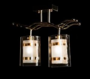 Люстра с плафонами Ray L53005/2 (CR+FGD) (AN001418)