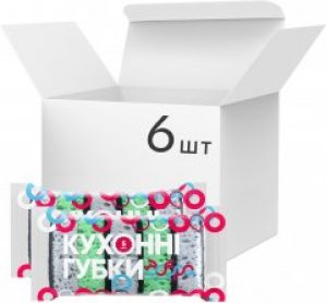 Упаковка губок кухонных Добра Господарочка 6 пачек по 5 шт (4820086521888)