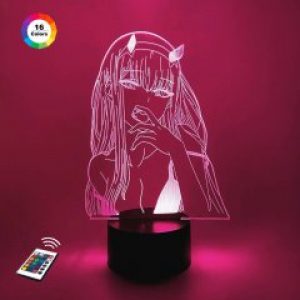 3D ночник "02 (2)" (УВЕЛИЧЕННОЕ ИЗОБРАЖЕНИЕ) подарочная упаковка + 16 цветов + пульт ДУ + сетевой адаптер + батарейки (3ААА)  3DTOYSLAMP