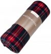 Плед флисовый Home Line Полар Клетка 130х160 см Красно-серый (2600001644753)