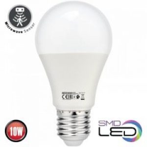 Лампа светодиодная FORCE-10 с датчиком движения 4200К Horoz Electric