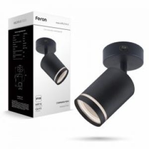 Накладной поворотный светильник Feron ML318- S черный