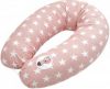 Подушка для беременных и кормления Papaella 30x190 см Звезда белая на пудре (4820227285037)