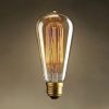 Ретро лампа накаливания Эдисона TSM ST64 40W bronze (TSM-ST64)