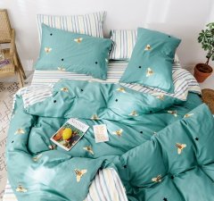 Комплект постельного белья Zastelli Пчелки на синем 145х210 (2500000993244)