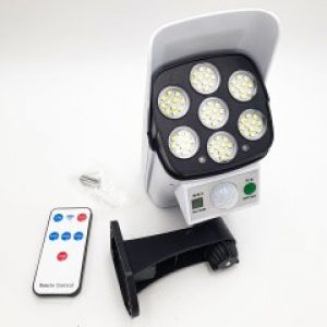 Фонарь Solar Sensor Light Usams JLP-2178 аккумуляторный уличный светильник 2200mA на солнечной батарее с датчиком движения и пультом Фонарь-прожектор в виде камеры муляж