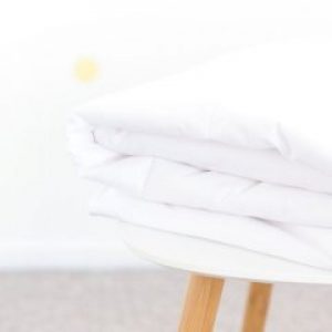 Стеганое зимнее одеяло для ребенка Royal Dream Снежок 120х160 см Белый люкс хлопок перкаль (Одеяло-00014-6)