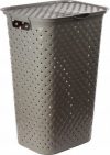Корзина для белья HEIDRUN Diamond 42 х 35 х 57 см 60 л Серая (970_серый)