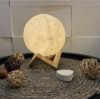 Нічний світильник Нічник у вигляді Місяця Нічник дитячий 3D Moon Light 6 кольорів пульт