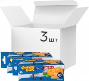 Упаковка пакетов для хранения Фрекен БОК с ручками М 100 шт х 3 шт (16502095)