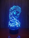 3D светильник-ночник «Эльза Холодное сердце» CreativeLamps Увеличенная пластина (1068)