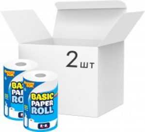 Упаковка бумажных полотенец Фрекен БОК кухонные двухслойные с центральным извлечением 125 отрывов 2 шт (33100820)