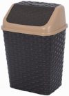 Корзина для мусора Violet House 0752 Роттанг 10 л 35х25х15 см Coffee (0752 Роттанг COFFEE 10 л)