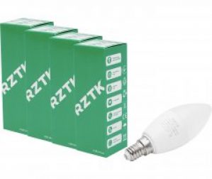Светодиодная лампа RZTK LB 4K07 (C37 - Е14) 4 шт