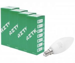 Светодиодная лампа RZTK LB 3K07 (C37 - Е14) 4 шт